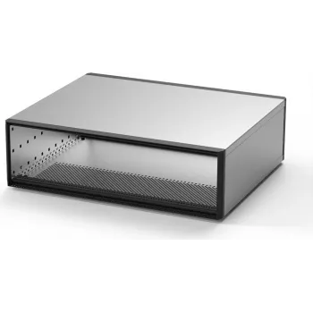 SCHROFF ratiopacPRO 3U 84HP 255mm Desktop/Rackmount Enclosure, Light Grey 24571038