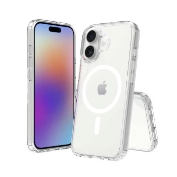 SCREENOR Bumper Case for Apple iPhone 17 with MagSafe - Transparent, Shockproof & Anti-Yellowing