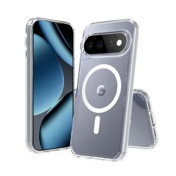 SCREENOR Bumper Case for Google Pixel 11 Pro, Magnetic, Transparent