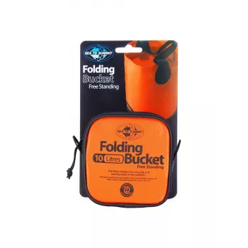 Sea To Summit AFB10 10L Folding Bucket - TPU Coated 420D Nylon, Collapsible, BPA Free, Blue