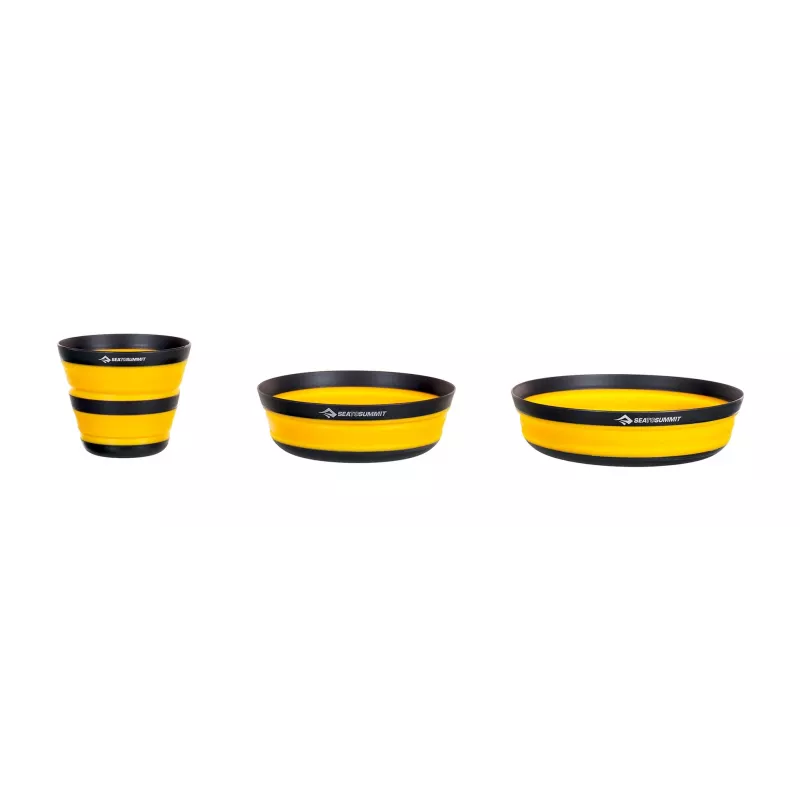 SEA TO SUMMIT Frontier UL 2P Folding Dishes Set – Collapsible Bowls, Cups & Sporks