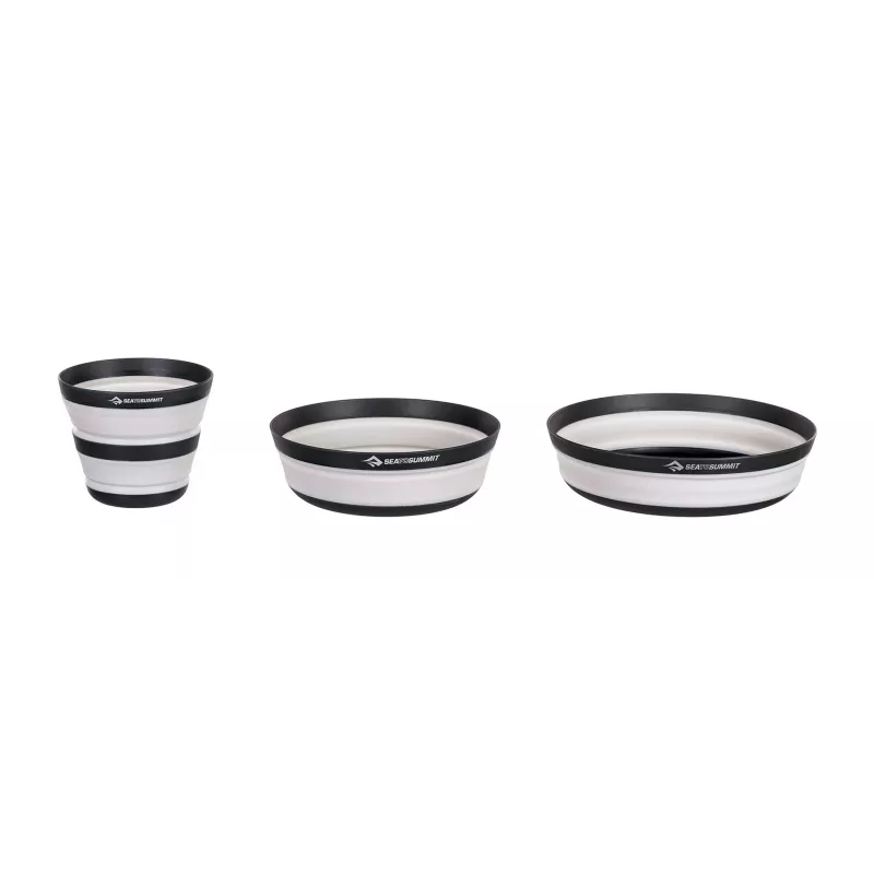 SEA TO SUMMIT Frontier UL 2P Folding Dishes Set – Collapsible Bowls, Cups & Sporks