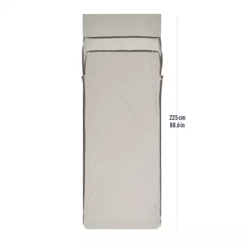Sea to Summit Silk Blend Liner Rectangular with Pillow Pocket