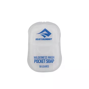 Sea To Summit Wilderness Wash Pocket Soap 50 Leaves - Biodegradable, Unscented, Multi-Purpose