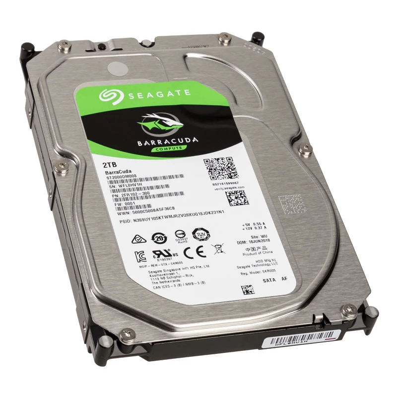 Seagate Barracuda ST2000DM008 2TB Internal HDD - 3.5 inch SATA III 7200RPM 256MB Cache 6ms