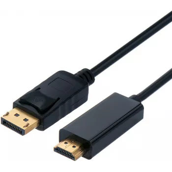SECOMP STANDARD DisplayPort Cable DP to HDTV, ST/ST, Black, 1 m (S3675)