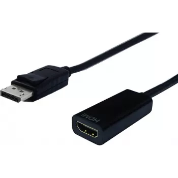 SECOMP STANDARD DisplayPort to HDMI Adapter, v1.2, DP Male to HDMI Female (S3204)