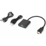 SECOMP STANDARD HDMI to VGA + 3.5mm Audio Adapter Cable, 0.23 m (S3210)
