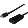 SECOMP STANDARD Mini DisplayPort to HDMI Adapter, 4K, Gold-Plated, Black S3206
