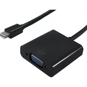 SECOMP STANDARD Mini DisplayPort to VGA Adapter, 1920x1200, White, 15cm S3205