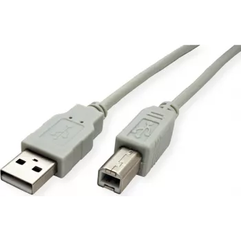 SECOMP STANDARD USB 2.0 Cable, Type A-B, Beige, 4.5 m (S3105)