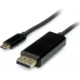 SECOMP USB-C to DisplayPort Adapter Cable 1.2 ST/ST 2m Black S3733