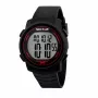 SECTOR MAN R3251543001 (44mm) Quartz Wristwatch - Black Dial, Silicone Strap