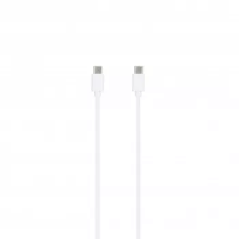 SEEK TOTI Type-C to Type-C 1m PVC Data Cable 3A White