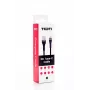 SEEK TOTI USB-A to USB-C Braided Cable 2m 3A Black