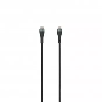 SEEK TOTI USB-C to USB-C 2m Braided Cable 3A Black