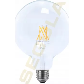 SEGULA LED Globe 125 Clear E27 6.5W 650Lm 2700K Warm White Dimmable