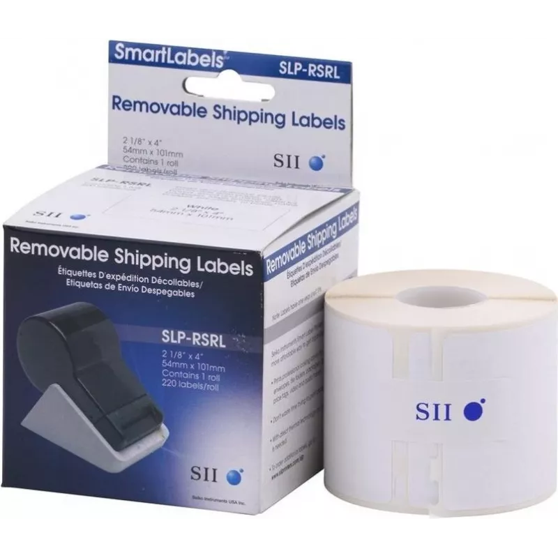 SEIKO II Shipping Labels White 54x101mm Direct Thermal Labels 220 Labels per Roll