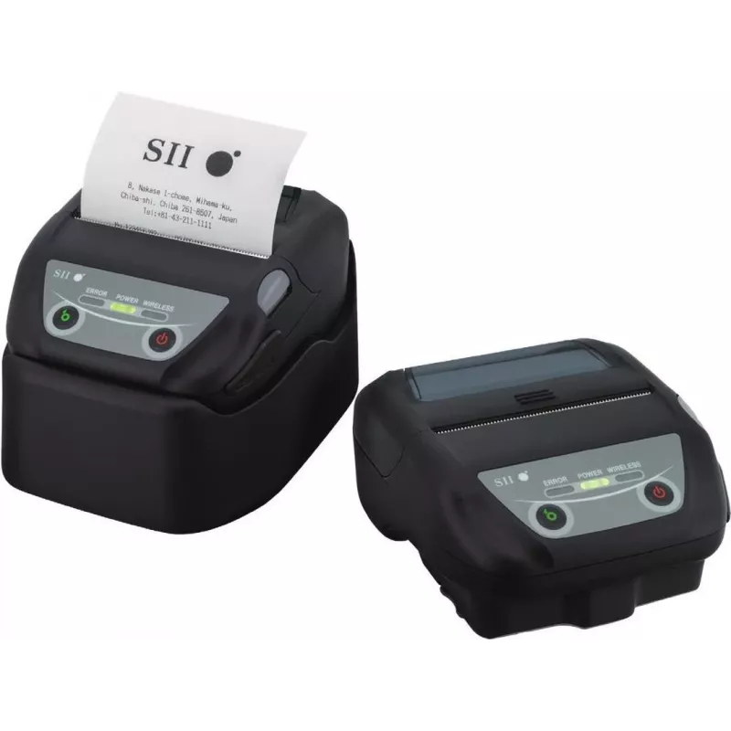 Seiko Instruments MP-B30 Mobile Thermal Label Printer, 203 dpi, 127 mm/s, USB & Bluetooth, Black MP-B30-B02JK1-EA