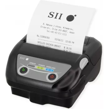 Seiko Instruments MP-B30 Mobile Thermal Label Printer, 203 dpi, 127 mm/s, USB & Bluetooth, Black MP-B30-B02JK1-EA