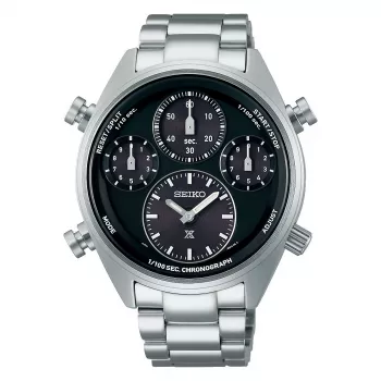 SEIKO Prospex Solar Chronograph Limited Edition SFJ003P1 42mm Stainless Steel Black Dial