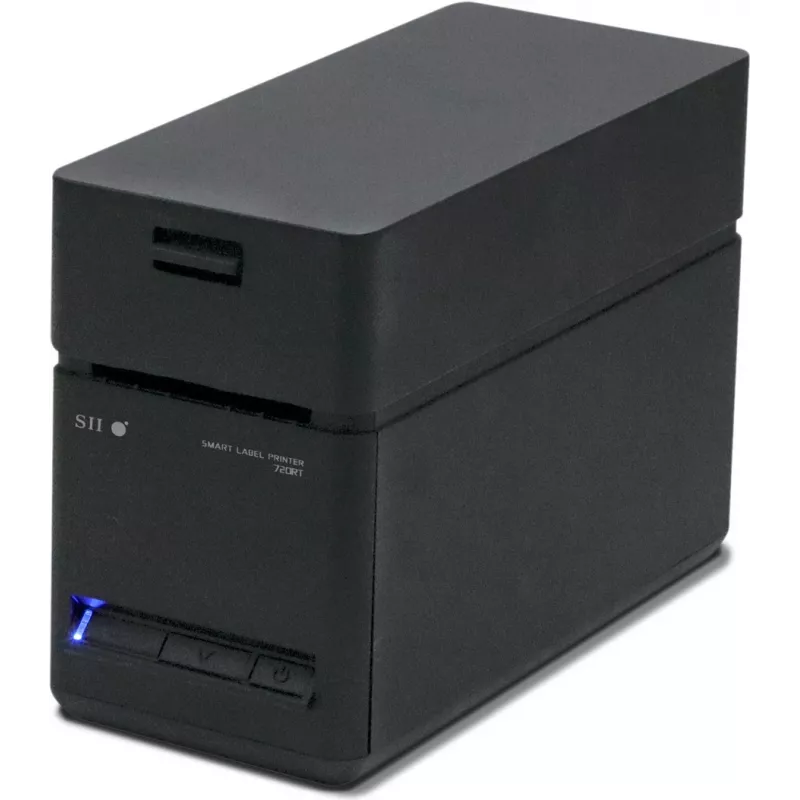 SEIKO SLP-720RT USB Direct Thermal Label Printer, 203 dpi, 200 mm/s, Cutter, Black