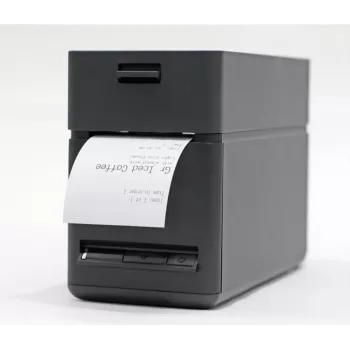 SEIKO SLP-720RT Wireless LAN Label Printer, 300 dpi Direct Thermal, USB/Ethernet/Wi-Fi, Automatic Cutter, Black/Grey