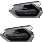 Sena 50R-02D Motorcycle Bluetooth Intercom System with Mesh 2.0, Dual Pack, Sound by Harman Kardon