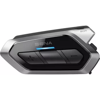 SENA 50R Motorcycle Bluetooth Mesh Intercom Headset with Sound by Harman Kardon, Black