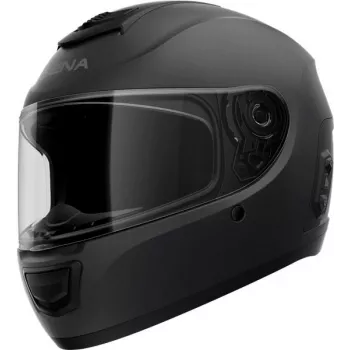 Sena Momentum EVO Motorcycle Smart Helmet with Mesh Intercom, Full Face, Matt Black, M Size, ECE