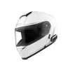 Sena Outrush 2 Modular Flip-Up Helmet with Mesh Intercom, Bluetooth 5.0 & Harman Kardon Audio – Glossy White (Size S)