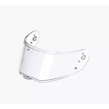SENA Shield for SPECTER Helmet, Clear - Polycarbonate Visor, Anti-Fog & Anti-Scratch, UV Protection, Tool-less ClickRelease Mounting
