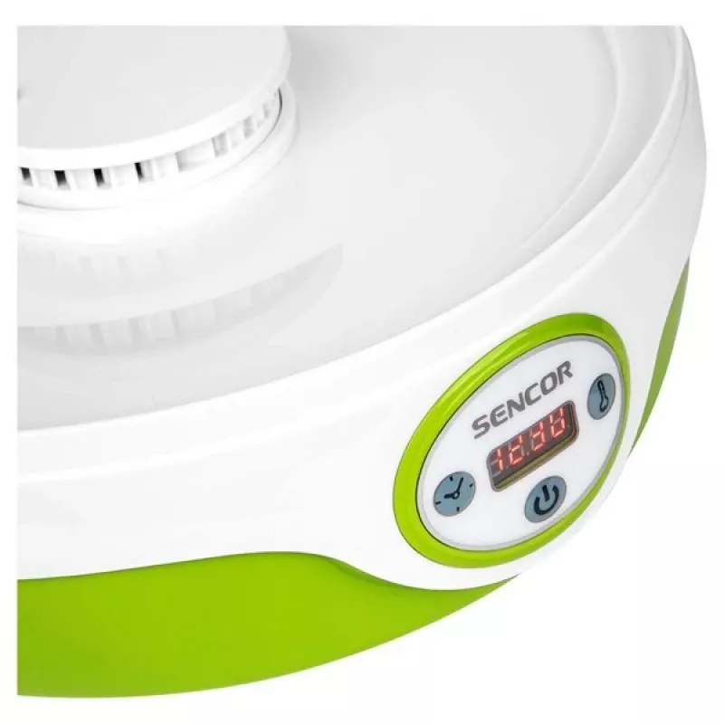 Sencor SFD 851GR Food Dehydrator, 240 W, 25.5 cm Sieve Diameter, 35-70°C, Green