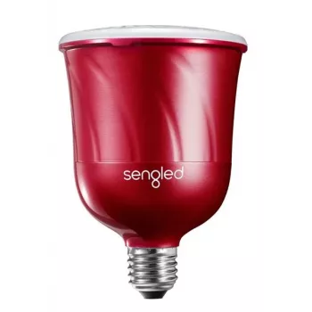 Sengled Pulse Master Red Smart LED Bulb with JBL Speaker, 600 Lumens, 2700K, BR30, E26