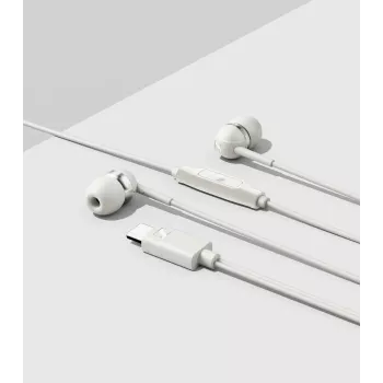 Sennheiser CX 80U Wired USB-C Earphones with Microphone, White