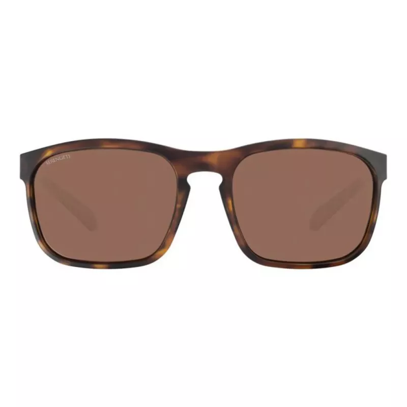 SERENGETI Man SS750002-S Sunglasses - Satin Black, Drivers Gold Photochromic Polarized