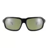 SERENGETI Men's SS571006-S Sunglasses - Satin Black Frame, Drivers Gold Lens, 63/17/130 mm