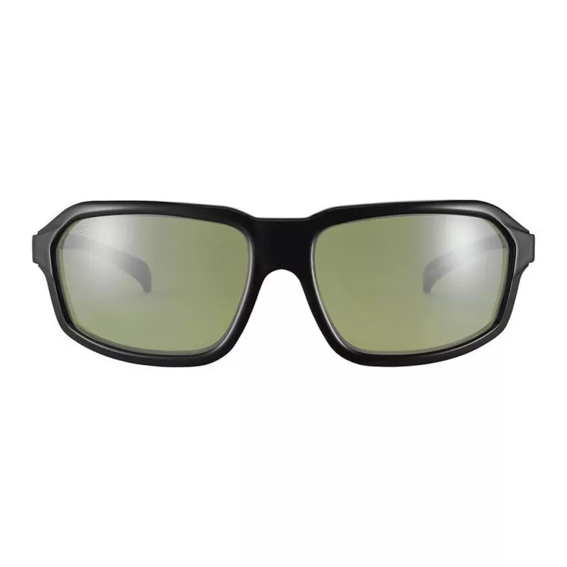 SERENGETI Men's SS571006-S Sunglasses - Satin Black Frame, Drivers Gold Lens, 63/17/130 mm