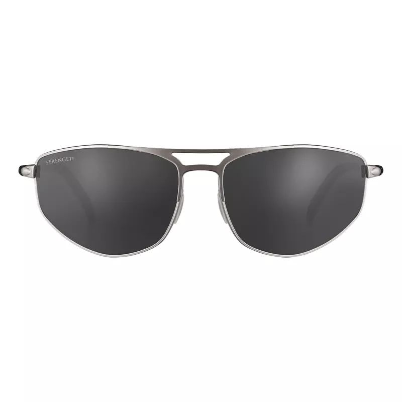 SERENGETI Men's SS579003 Sunglasses - Photochromic Polarized Grey Lens - 53/16/123 mm