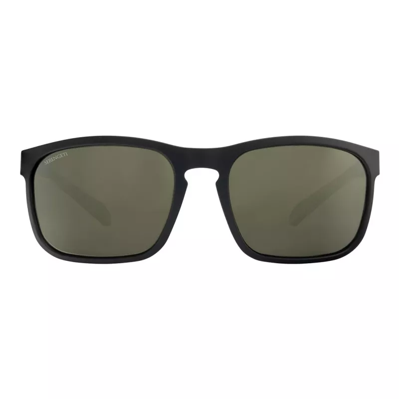 SERENGETI Men's SS750001-S Sunglasses - Photochromic Polarized Mineral Glass, Rectangle Wrap Frame