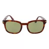 SERENGETI SS575006 Unisex Sunglasses - Satin Black Nylon Frame, Photochromic Polarized Mineral Glass Lenses, 52mm