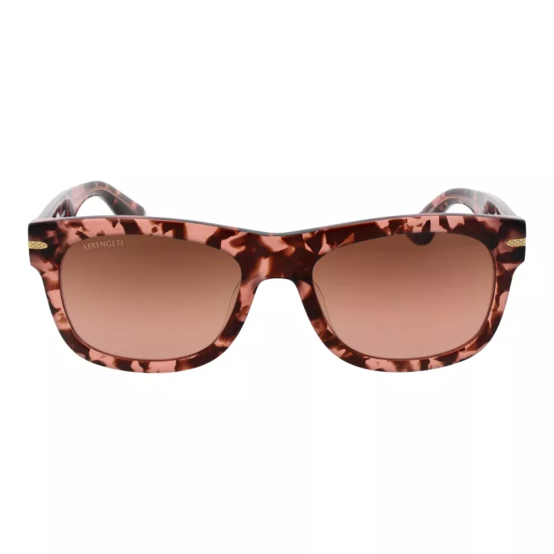 SERENGETI Unisex SS549002 Sunglasses - Photochromic Polarized Mineral Glass Lenses - 53/18/140 mm