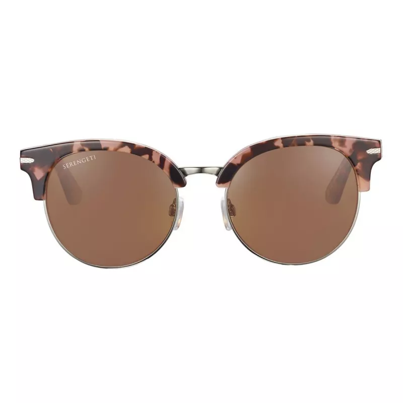 SERENGETI Unisex SS560003 Sunglasses - Photochromic Polarized Mineral Glass Lenses - 53/19/140 mm