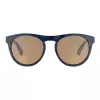 SERENGETI Unisex Sunglasses SS572003-S Satin Black Rectangular Frame Brown Polarized Drivers Lens 53/20/140 mm