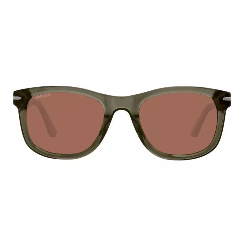 SERENGETI Unisex Sunglasses SS745004-S - Shiny Black Frame, Drivers Gold Lens, 54/24/145 mm