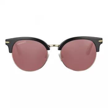 SERENGETI Women's SS560001 Sunglasses - Havana Acetate Frame, Brown Photochromic Mineral Glass Lenses, 53mm