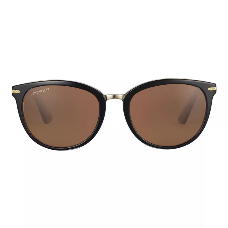 SERENGETI Women's Sunglasses SS561005 - Photochromic Polarized Mineral Glass Lenses - Acetate Frame - 52/18/140 mm
