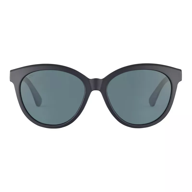 SERENGETI Women SS573003 Sunglasses - Photochromic Polarized Mineral Glass Lenses - Black Acetate Frame - 56/17/140 mm