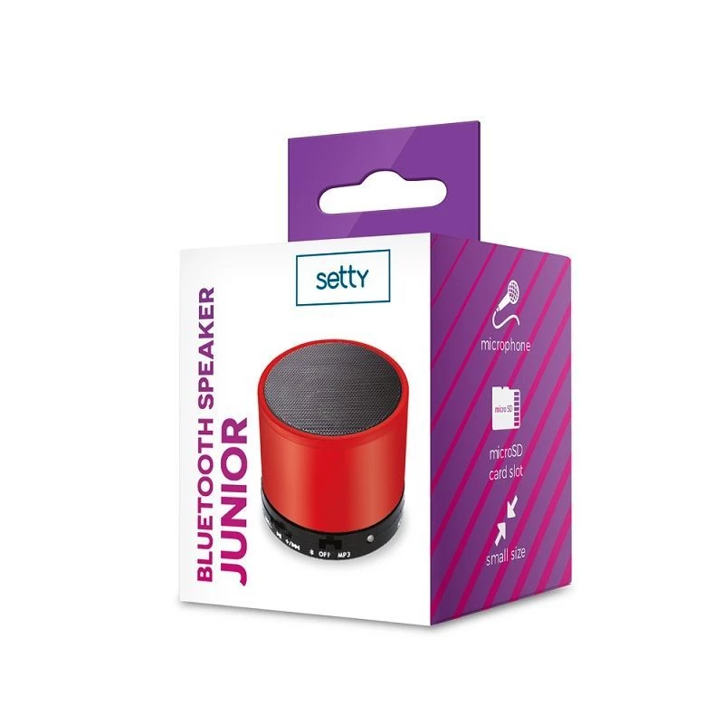 Setty Junior Bluetooth Speaker Red