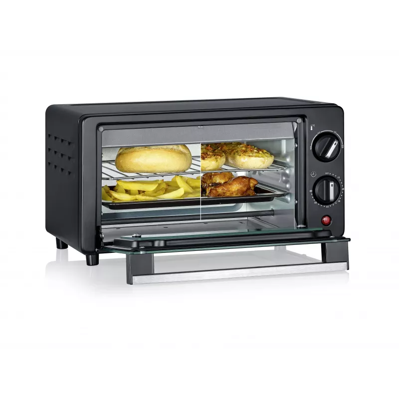 Severin TO 2062 Tabletop Oven with Rotisserie, 20 L, 1500 W, Black